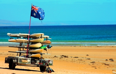 Aussie Surfboards Adelaide #dailyshoot (Les Haines)  [flickr.com]  CC BY 
Infos zur Lizenz unter 'Bildquellennachweis'