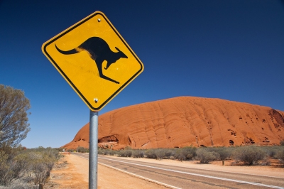 Kangaroo sign (bluedeviation)  [flickr.com]  CC BY-ND 
Infos zur Lizenz unter 'Bildquellennachweis'