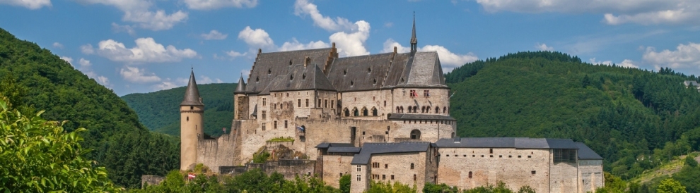 Kasteel Vianden - Vianden - Diekirch - Luxemburg (Frans Berkelaar)  [flickr.com]  CC BY-SA 
Infos zur Lizenz unter 'Bildquellennachweis'
