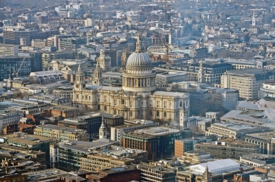 St Paul's from the Shard (Dun.can)  [flickr.com]  CC BY 
Infos zur Lizenz unter 'Bildquellennachweis'