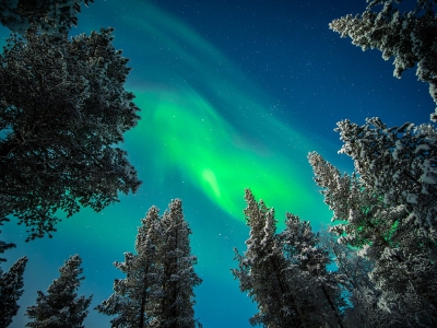 The Aurora Borealis - Ivalo, Lapland - Travel photography (Giuseppe Milo)  [flickr.com]  CC BY 
Infos zur Lizenz unter 'Bildquellennachweis'