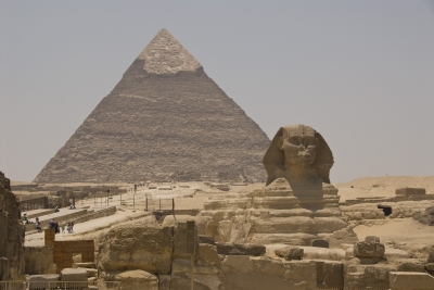 The Great Pyramid and Sphinx, Egypt (S J Pinkney)  [flickr.com]  CC BY 
Infos zur Lizenz unter 'Bildquellennachweis'